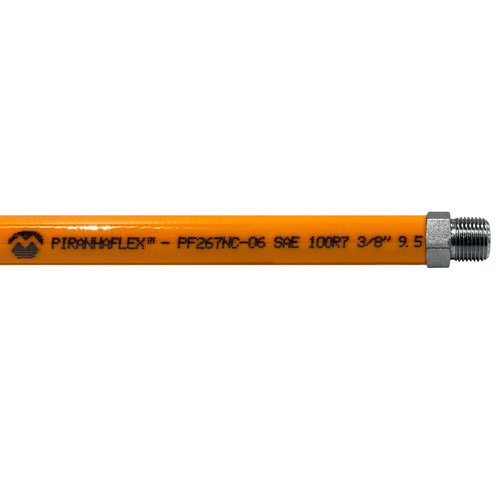 Kuriyama Piranhaflex PF267NC 1/4 in. Hydraulic Hose Assembly w/ Male NPT Ends