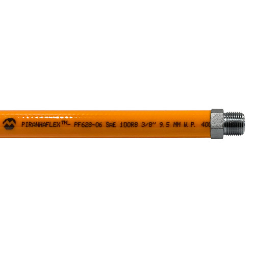 Kuriyama Piranhaflex PF628NC 1/2 in. Hydraulic Hose Assembly w/ Male NPT Ends