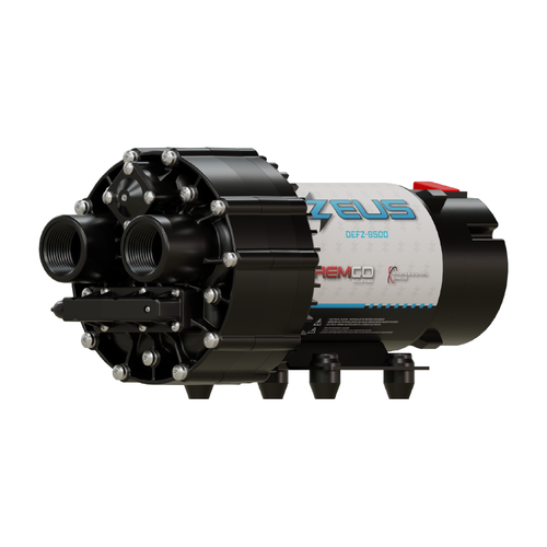 Remco Professional Grade Zeus Series, 14 GPM, Bypass Setting, 115 VAC DEF Transfer Pump w/ 1 in. FNPT Ports (Pump Only)