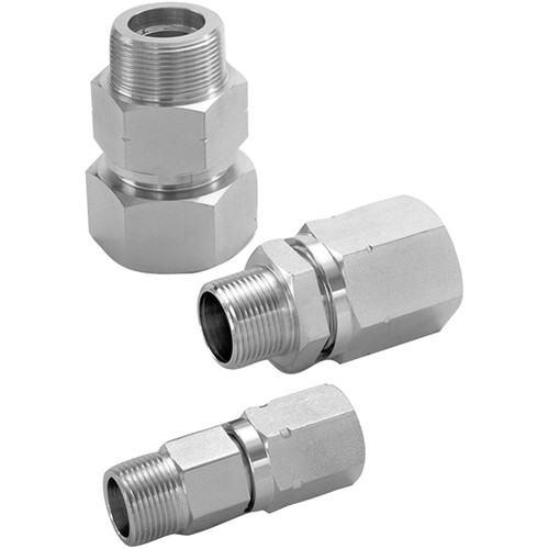 Chicago Fittings 85 Outdoor Meter Set Adapter with Integral Stiffener 1/2 in. CTS x 3/4 in. MPT x 1 in. FPT