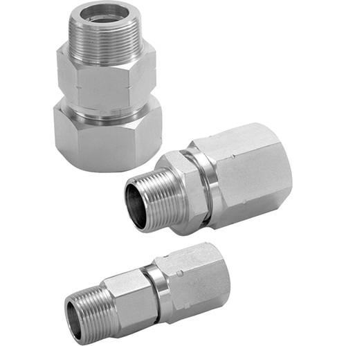 Chicago Fittings 85 Outdoor Service Head Adapter with Integral Stiffener 1/2 in. IPS x 1 in. MPT x 1 in. FPT