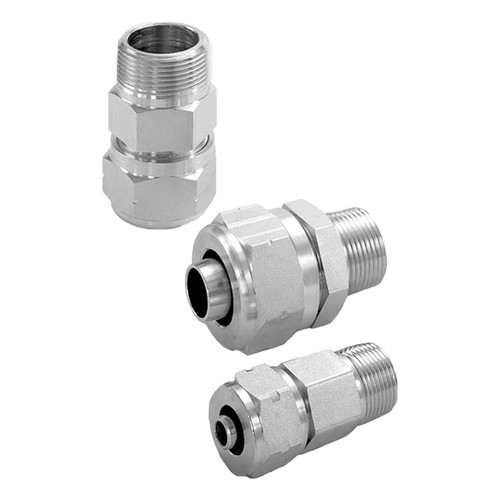 Chicago Fittings 597 Male Adapter with Integral Stiffener 1 in. IPS x 3/4 in. MNPT