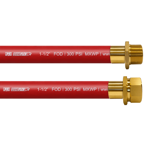BadgerFlex 1 1/4 in. FOD Hose Assemblies w/ Male NPT x Female NPSH Swivel Ends