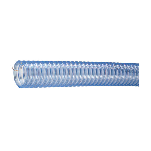 Kuriyama Tigerflex WE 2 in. Heavy-Duty PVC Food Grade Hose w/ Static Wire - Hose Only, 60 ft.