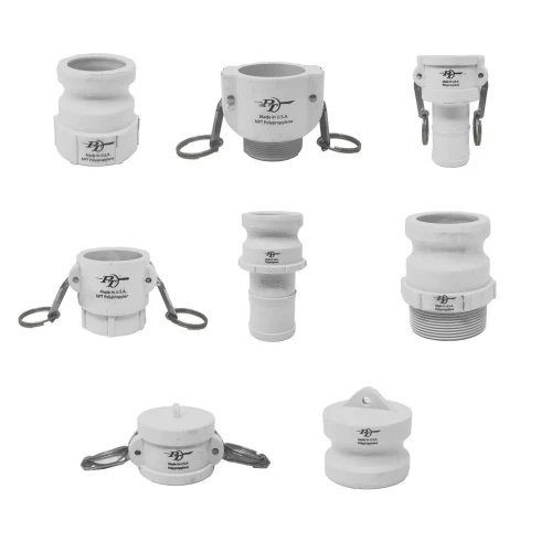 PT Coupling 2 in. Food Grade Polypropylene Quick Couplings Part D Female Coupler x Female NPT