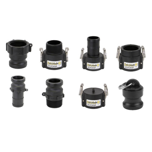 Banjo 2 in. Polypropylene Cam Lever Couplings - Part F Male NPT x Male Adapter