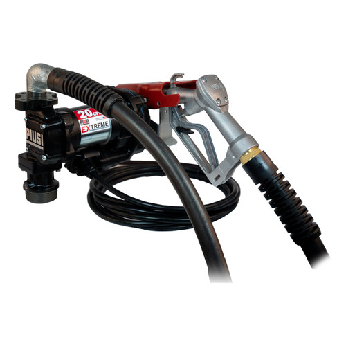 PIUSI EXTREME 16 BASIC KIT w/ 16 GPM Continuous Duty Pump, 3/4 in. Manual Nozzle & 12 ft. Hose