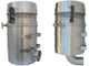 Paragon Stainless Steel Side Outlet Blower Filter For Gardner Denver/Drum & Paragon P857/D807/D907/CDL Blowers, Vertical Flow, Pressure / Vacuum