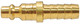 Dixon Air Chief Brass Industrial Quick-Connect Plug 3/8 in. Hose Barb x 1/4 in. Body