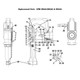 OPW 295 SA/SAC/SAJ Aircraft Nozzle - Replacement Parts - Stem & Sec. Poppet - 3