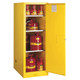 Justrite Slimline Style Sure-Grip® EX 54 Gallon Safety Cabinet - Manual Close