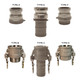 Dixon Powhatan 1 1/2 in. Hastelloy Adapters & Couplers - Type A Adapter - Male Adapter - Female NPT