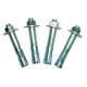 Vestil Manufacturing High Profile Safety Guard - Concrete Mounting Kit - (4) 3/4 in. x 4 1/4 in. Concrete Anchor Bolts - N/A