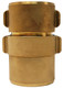 Dixon Powhatan 1 1/2 in. NH (NST) Brass Expansion Ring Rocker Lug Coupling for Double Jacket - 1 15/16 in. Bowl Size