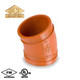 Smith Cooper 3 in. Grooved 22 1/2° Elbow - Standard Radius