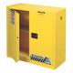 Justrite Sure-Grip® EX Classic Manual Close 30 Gal Yellow Safety Cabinets For Flammables