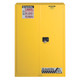 Justrite Sure-Grip® EX Classic Manual Close 45 Gal Yellow Safety Cabinets For Flammables