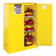 Justrite Sure-Grip® EX Classic Self-Closing 45 Gal Yellow Safety Cabinets For Flammables