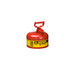 Justrite 7110100 Type I 1 Gallon Safety Gas Can (Red)