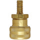 Dixon Brass Air Chief Industrial Auto Coupler 1/2 in. Hose Barb x 3/4 in. Body