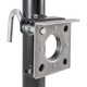 Top Wind Ag Jack with Weld-on Bracket - 10 in. - 15 1/2 in. - 11 1/4 in.