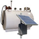 Double Wall 550 Gallon Skid Tank w/ 15 GPM Solar Powered Pump Package