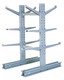 MECO Series 1000 Medium Duty Double Sided Cantilever Rack Starter Unit, 10 ft. H , (24) 36 in. L Arms