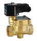 Jefferson Valves 1342 Series 2-Way Brass Explosion Proof Solenoid Valves - Normally Open - 1 in. - 24 VDC 19W - 13 - 7/150