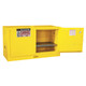 Justrite Sure-Grip Ex 17 Gallon Piggyback Cabinet - Manual Close