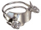 Kuriyama 2 in. Stainless Steel Spiral Double Bolt Tiger Clamp - Counterclockwise