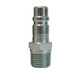 Dixon Air Chief Industrial Steel Male Threaded Plug 3/8 in. Male NPT x 1/4 in. Body