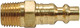 Dixon Air Chief Industrial Brass Male Threaded Plug 1/4 in. Male NPT x 1/4 in. Body