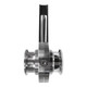 Cipriani Harrison Valves 100 Series 316 SS Manual 2 Position Butterfly Valve w/EPDM Seals & SS Disc, Clamp End