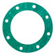 4 in. TTMA Fiber Gasket, 1/16 in. Thick, Green