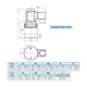 Plast-O-Matic Series EAST 1/4 in. Compact PTFE Bellows Solenoid Valves w/ Viton Seals - 3/16 in. Orifice