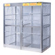 Aluminum LPG Cylinder Lockers Vertical Storage - Sixteen 20 or 33 lb
