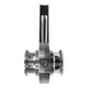 Cipriani Harrison Valves 100 Series 304 SS Manual 12 Position Butterfly Valve w/EPDM Seals & SS Disc, Clamp End