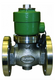 Morrison Bros. 710SS Series 3 in. Stainless Steel Anti-Siphon Solenoid Valves w/ Viton Seal - Flanged