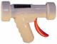 SuperKlean T150 Series Thermosmart Spray Nozzle with Temperature Gauge - Brass - White