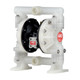 ARO PRO Series 1 in. NPT Aluminum Air Diaphragm Pump w/ Santoprene Diaphragms & Balls, Polypropylene Seats