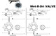 Betts Locking & Metering Wet-R-Dri Valve Parts - 2" Repair Kit Nitrile Rubber - 1, 8, 10, 11
