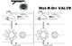 Betts Locking & Metering Wet-R-Dri Valve Parts - 2" Repair Kit Viton - 1, 8, 10, 11