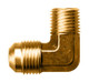 Gas-Flo Brass SAE 45° Flare 90° Elbow - Tube to Male Pipe Fitting - 1/2" - 1/2" - 750