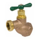 Smith Cooper Series 168 Heavy-Duty Brass Female NPT Inlet Hose Bibbs - 1/2 in. - 3/4 in.