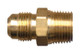 Gas-Flo Brass S.A.E. 45° Flare Connector - Tube to Male Pipe Thread Fitting - 3/8" - 1/2" - 1,000