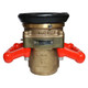 TODO-Matic 3 in. Brass Dry-Break Coupling - Mates with Todo Only