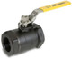 Sharpe Carbon Steel 6000 WOG Locking Ball Valve - Threaded - 1/2 in.