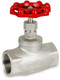 Sharpe Stainless Steel 200 WOG Globe Valve -Threaded or Socket Weld - 1/2 in. - Threaded