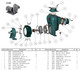 MP Pumps Replacement Parts for the Flomax 15 - Pump Model 34650 - Double Mechanical Seal - SSC - 4 - 1