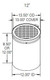 Franklin Fueling Systems 12 in. Manhole Fiber Reinforced Composite Cover